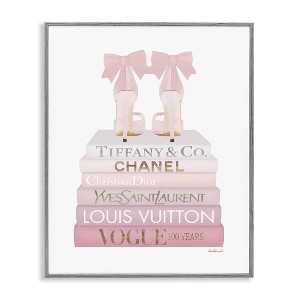 Stupell Industries Chic Shoes Glam Bookstack, 24" x 30" - 1 of 4