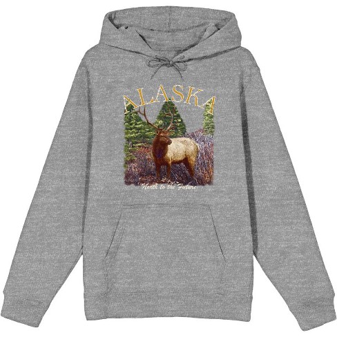 Adventure Society Alaska Long Sleeve Adult Hooded Sweatshirt - image 1 of 2