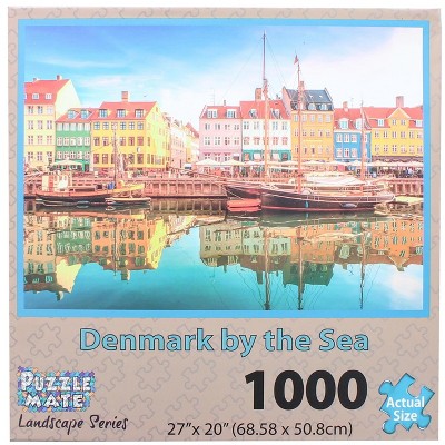 Puzzle Mate Denmark By The Sea 1000 Piece Jigsaw Puzzle