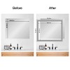 Amanti Art Mirror Makeover Bathroom Mirror Frame Border Kit  - Fully Assembled Peel and Stick Frame - Mirror NOT Included - Brushed Metallic Trim - 4 of 4