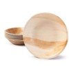 Smarty Had A Party 13 oz. Round Palm Leaf Eco Friendly Disposable Soup Bowls (100 Bowls) - 3 of 4