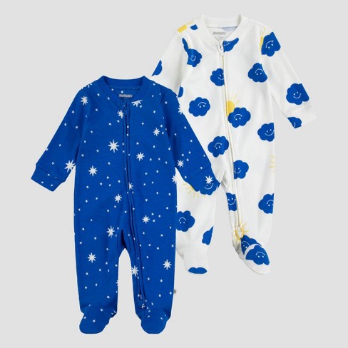 Deux Par Deux Little Boy's Sleep On It 2-Piece Organic Cotton