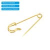 Unique Bargains Large Metal Sturdy Sewing Safety Pins for Blankets 50 Pcs - 4 of 4