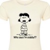 Women's - Peanuts - Who Says Im Crabby Lucy Fitted Graphic T-Shirt - 2 of 4