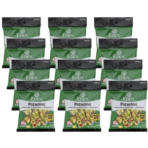 Eden Foods Organic Shelled & Roasted Pistachios - Case of 12/1 oz - 1 of 4