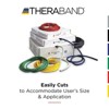 THERABAND Resistance Tubing, Hard PVC Handles, 48 IN, Blue, Extra Heavy Thickness, 5.8 LBS Resistance, Level 5 - 4 of 4