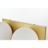 Elegant Lighting Jaylin 2 light Chrome and frosted white Bath Sconce - 3 of 4