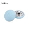 Unique Bargains Suit Dress Blouse Aluminum Fabric Cloth Covered Sewing Buttons 30 Pcs - 3 of 4