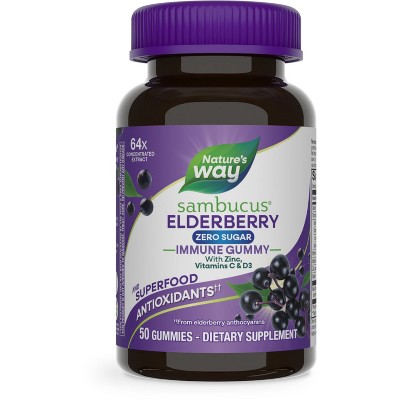 Nature's Way - Sambucus Elderberry Gummies, 50 Ct