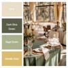 PartyWoo Crepe Paper Streamers Sage Green Hunter Gold Sand White 6 Rolls 492 ft 1.8 Inch x 82 Ft Roll - 3 of 4