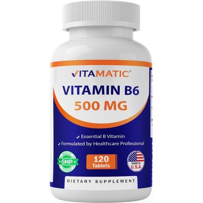 Vitamin B6 500 mg - 120 Tablets