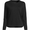 Lands' End Women's Long Sleeve Mariner Jersey Crewneck Tee - 3 of 4