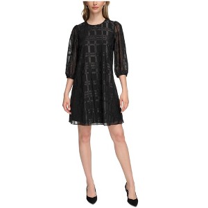 Calvin Klein Womens Chiffon Swing Dress - 1 of 1