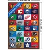 Trends International NHL League - Logos 25 Framed Wall Poster Prints - 3 of 4