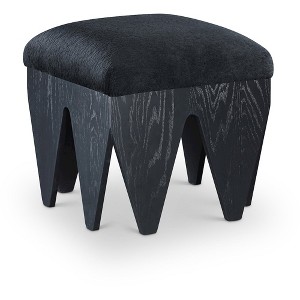 Meridian Furniture,Altair Velour Fur Fabric Bench - 1 of 4