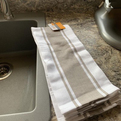 3pk Bar Mop Kitchen Towel Gray - Mu Kitchen : Target