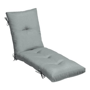 ARDEN Outdoor Plush Modern Tufted Chaise Cushion, 76 x 22, Water Repellent, Fade Resistant, Tufted Cushion for Chaise Lounger 76 x 22 - 1 of 4