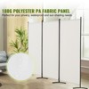 VEVOR Room Divider, 3 Panel Room Dividers and Folding Privacy Screens , Fabric Partition Room Dividers for Office, Bedroom, Dining Room, White - 3 of 4