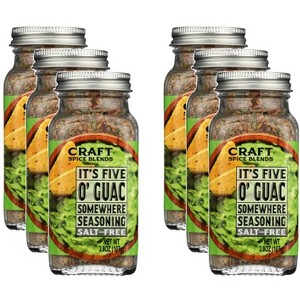 Craft Spice Blends Seasoning Five O'Guac Somewhere - Pack of 6 - 3.8  OZ - 1 of 2