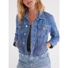 Women's Lennox Sunset Cliff Cropped Denim Jacket - ETICA - 2 of 4
