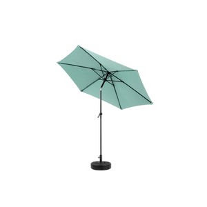 GDFStudio Elmer Outdoor 6 Steel Ribs Market Umbrella with Push Button Tilt and Crank - 1 of 4