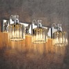 Whizmax Modern Glass Bathroom Vanity Light, Crystal Shower Light,  Wall Mount Lighting Fixture for Hallway Kitchen Bedroom Living Room - 3 of 4