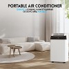 12000Btus Portable Air Conditioner Rapid Cooling AC Unit With Cool/Dehumidifier/Fan/Kits - 4 of 4