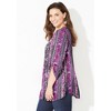 Catherines Women's Plus Size Petite Breezeway Georgette Blouse - 4 of 4