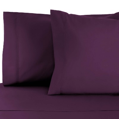 300 Thread Count Rayon From Bamboo Solid Set of 2 Pillowcase Set by Blue Nile Mills