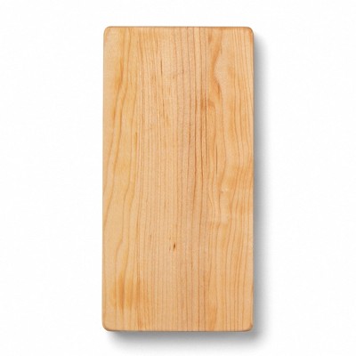 John Boos Small Chop-N-Slice Maple Wood Cutting Board for Kitchen, Reversible Edge Grain Square Butcher Boos Block