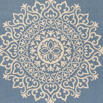 cream/blue