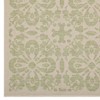Modway Ariana 5x8 Area Rug - Vintage Floral Trellis Indoor/Outdoor Rug in Light Green and Beige, All-Weather Polypropylene - 2 of 4