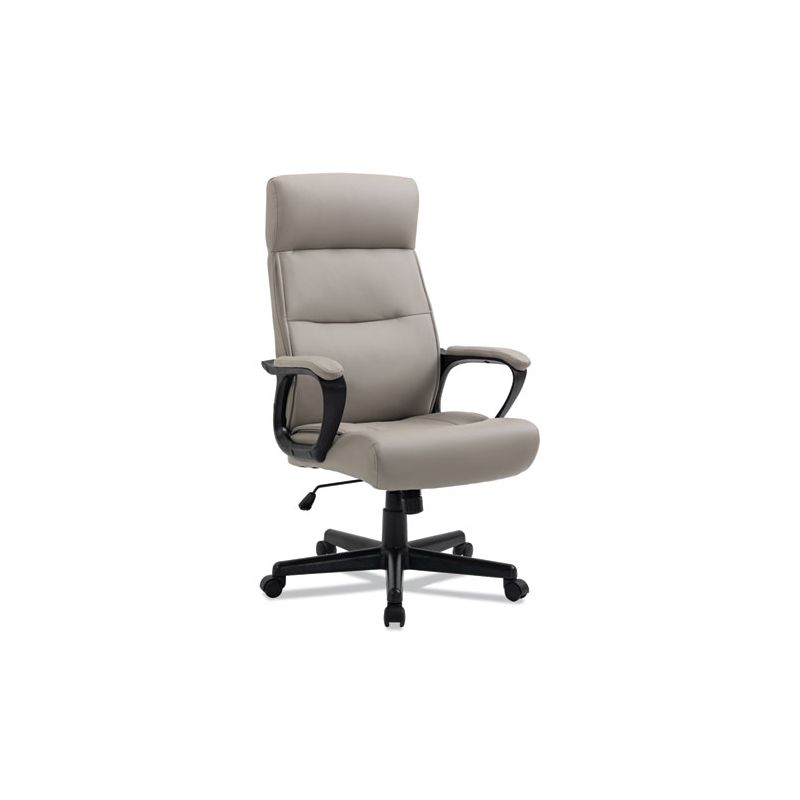 Alera Alera Oxnam Series High-Back Task Chair, Supports Up to 275 lbs, 17.56" to 21.38" Seat Height, Tan Seat/Back, Black Base, 1 of 8
