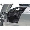 Bugatti EB110 SS Super Sport Grigio Metalizzatto Silver Metallic with Silver Wheels 1/18 Model Car by Autoart - 4 of 4