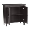 Saint Birch Hawksbury 2-Door Storage Cabinet, Espresso - 4 of 4