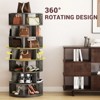 Aheaplus 7-Tier Shoe Rack, 28-32 Pair Rotating Shoe Rack Tower - 3 of 4