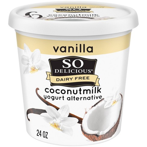 So Delicious Dairy Free Vanilla Coconut Milk Yogurt - 24oz : Target