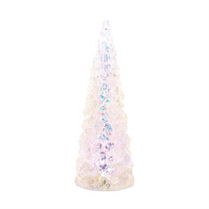 Iridescent LED Pine Tree 13.5"H - 1 of 4