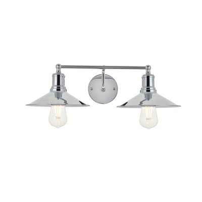 Elegant Lighting Etude 2 light chrome Wall Sconce