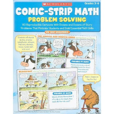 Comic-Strip Math: Problem Solving - by  Dan Greenberg (Paperback)