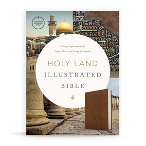 CSB Holy Land Illustrated Bible, British Tan Leathertouch - by  Csb Bibles by Holman (Leather Bound) - 1 of 1