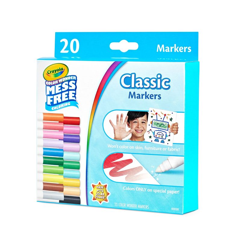 Crayola 20ct Color Wonder Broadline Markers, 5 of 10