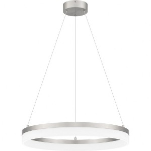Quoizel Lighting Cohen 1 - Light Pendant in  Brushed Nickel - 1 of 4