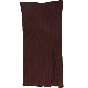 GUESS Womens Ribbed Midi Skirt - 1 of 2