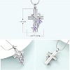 Butterfly Cross Urn Necklace for Ashes Men Women Cremation Jewelry Ashes Pendant for Human Memorial Ash Jewelry - 2 of 4