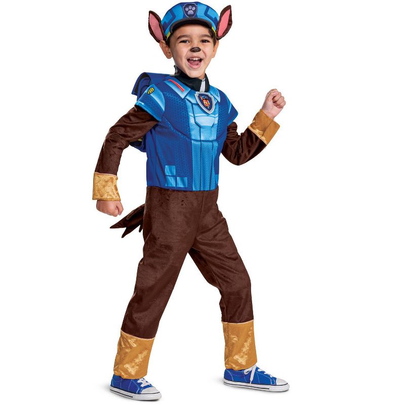 PAW Patrol Chase Deluxe Toddler Costume, Small (2T), 1 of 4