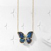 Ross-Simons Italian Multicolored Enamel Butterfly Necklace in 14kt Yellow Gold - 4 of 4