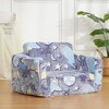 Toddler Couch,Toddler Chair,Kids Sofa Chair 2-in-1 Baby Seat Furniture Fold Out, Convertible Sofa to Lounger Soft Comfy Glow in The Dark Kids Sofa Bed Gifts for Kids Girl Boys - 2 of 4
