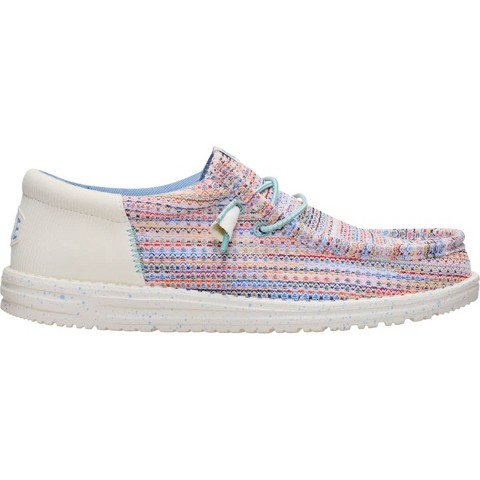 HEYDUDE Men Wally Funk Multi Mesh , Egret/Multi, 8