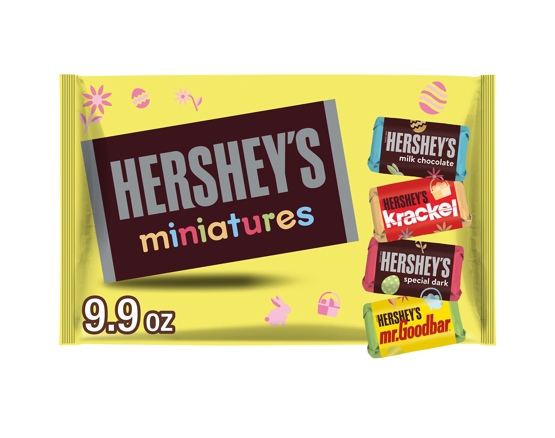 HERSHEY'S Assorted Milk and Dark Chocolate Easter Candy Miniatures - 9.9oz